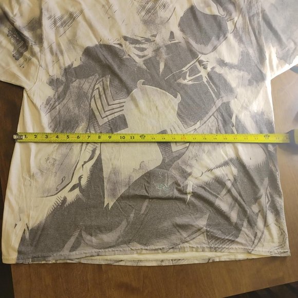 Mens Black Spiderman/Venom all over print Graphic Tshirt 2XL - Picture 2 of 6